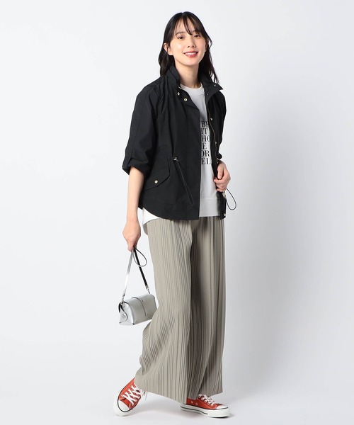 Grand PARK(グランドパーク)の「カットオフ可能 BOXプリーツパンツ(その他パンツ・レディース・ブラウン/カーキ/ネイビー/ライトグリーン・LARGE/MEDIUM)」の13枚目の写真