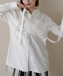 【ZOZO限定】センター スリット デザインシャツ