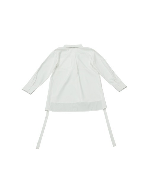 Uenui(ウニュイ)の「【ZOZO限定】センター スリット デザインシャツ(シャツ/ブラウス・レディース・ブラック/ホワイト・FREE)」の9枚目の写真