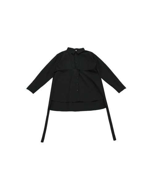 Uenui(ウニュイ)の「【ZOZO限定】センター スリット デザインシャツ(シャツ/ブラウス・レディース・ブラック/ホワイト・FREE)」の11枚目の写真