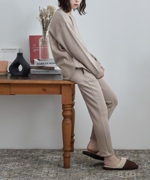 aity（アイティ）の「あったか裏起毛ルームウェア スウェット＆テーパードパンツ 部屋着 上下セット（ルームウェア/パジャマ）」