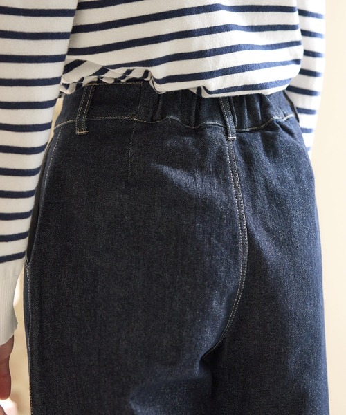 セール】デニムストレートパンツ（股下67cm）（デニムパンツ