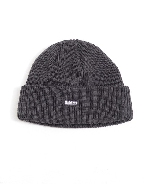 Healthknit（ヘルスニット）の「『Healthknit/ヘルスニット』ロゴニットワッチ（ニットキャップ/ビーニー・メンズ・オレンジ系1/イエロー系1/ブラック/ネイビー/チャコール・FREE）」の12枚目の写真