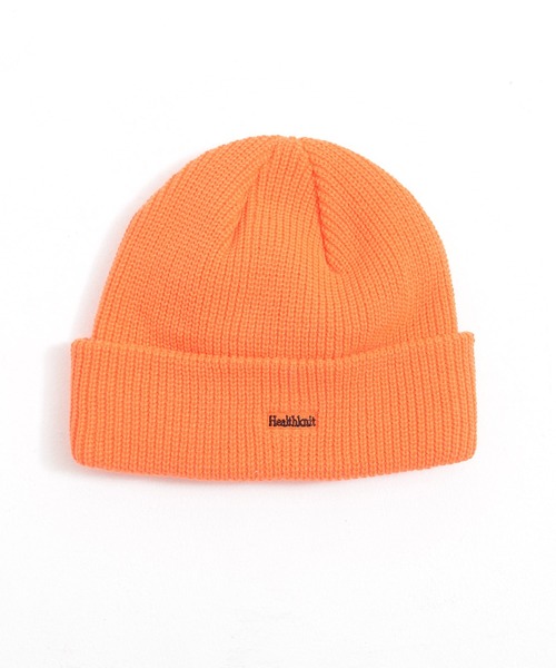 Healthknit（ヘルスニット）の「『Healthknit/ヘルスニット』ロゴニットワッチ（ニットキャップ/ビーニー・メンズ・オレンジ系1/イエロー系1/ブラック/ネイビー/チャコール・FREE）」の15枚目の写真
