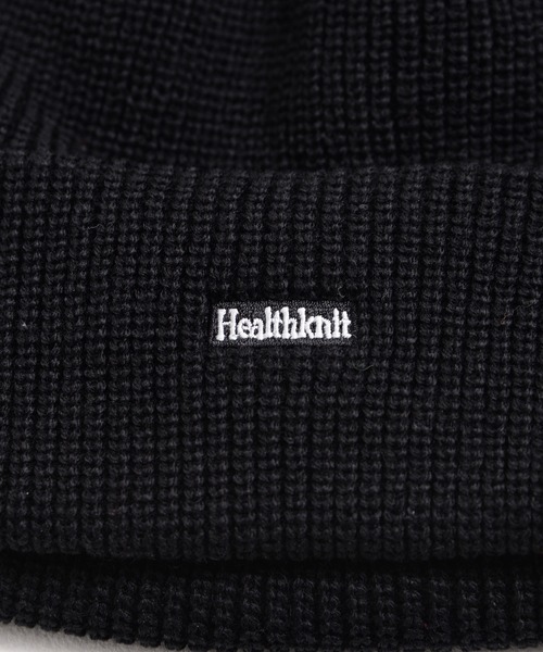 Healthknit（ヘルスニット）の「『Healthknit/ヘルスニット』ロゴニットワッチ（ニットキャップ/ビーニー・メンズ・オレンジ系1/イエロー系1/ブラック/ネイビー/チャコール・FREE）」の16枚目の写真