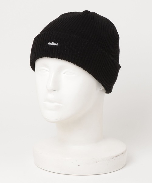 Healthknit（ヘルスニット）の「『Healthknit/ヘルスニット』ロゴニットワッチ（ニットキャップ/ビーニー・メンズ・オレンジ系1/イエロー系1/ブラック/ネイビー/チャコール・FREE）」の7枚目の写真