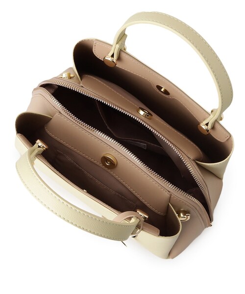 OPAQUE.CLIP（オペークドットクリップ）の「◆【2WAY】ミドルサイズボストンバッグ（ボストンバッグ・レディース・ブラック/ベージュ系その他7/イエロー系4/ブルー系4・00）」の13枚目の写真