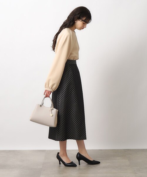 OPAQUE.CLIP（オペークドットクリップ）の「◆【2WAY】ミドルサイズボストンバッグ（ボストンバッグ・レディース・ブラック/ベージュ系その他7/イエロー系4/ブルー系4・00）」の18枚目の写真