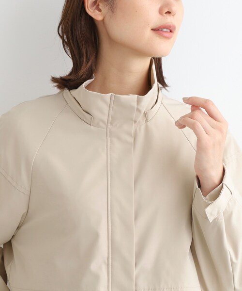 ⭐️GWセール⭐️3L ベージュINDIVI モッズコート　定価¥41910 INDIVI（インディヴィ）の「◇【春の新作！／2WAY／撥水／UVケア