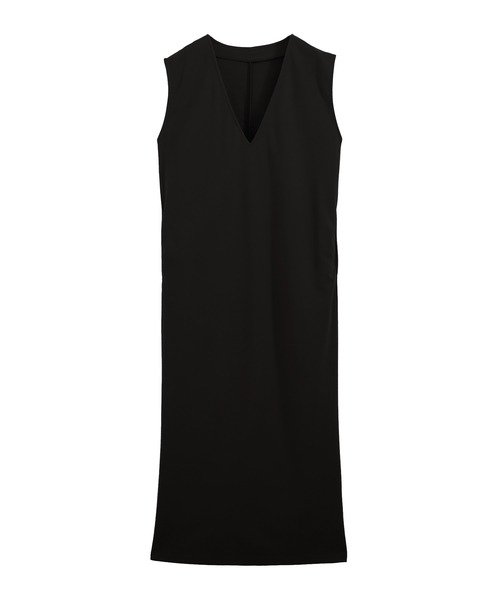 nouvellemoi（ヌーベルモイ）の「Vネックロングジャンパースカート（ジャンパースカート・レディース・アイボリー/ブラック/グレー/モカ・S/L/M）」の11枚目の写真