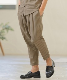 mp11961-CLASSIC STRIPE TAPERED PANTS テーパードパンツ