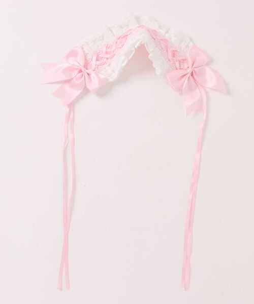 Catherine Cottage（キャサリンコテージ）の「レースアップリボンヘッドドレス（その他ヘアアクセサリー・レディース・レッド系2/レッド系1/サックスブルー/オフホワイト/ピンク/ネイビー・FREE）」の22枚目の写真