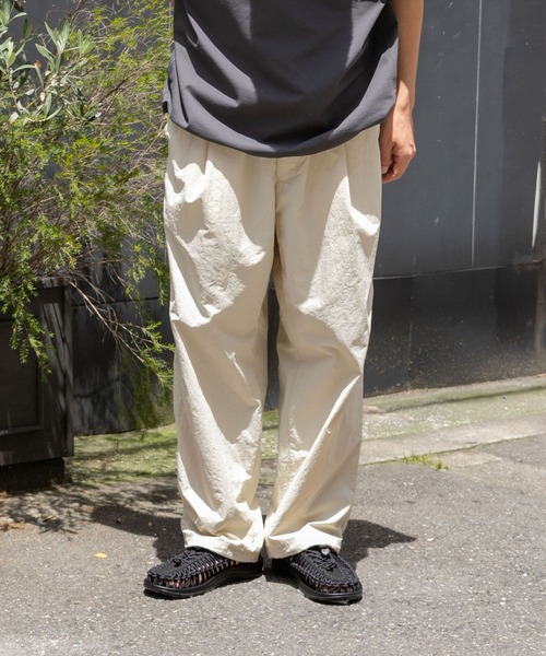 EKAL(エカル)の「『撥水/UVカット』『UR TECH』ナイロンタッサートラウザー(その他パンツ・メンズ・グレー/ベージュ・SMALL/MEDIUM/LARGE)」の1枚目の写真