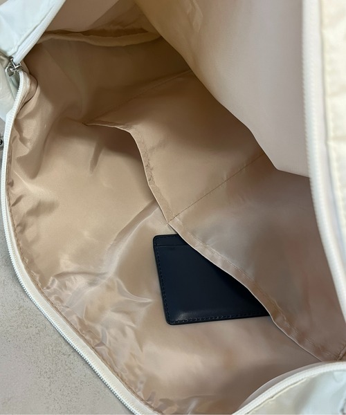 CPCM（シーピーシーエム）の「ハンドルギャザーナイロンショルダー（ショルダーバッグ・レディース・ブラック/アイボリー/ブラウン・FREE）」の19枚目の写真