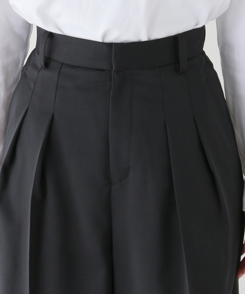 Plage 24AW SOFT WOOL ショートパンツ ブラック 38 Plage 24AW SOFT WOOL ショートパンツ ブラック 38 ウール