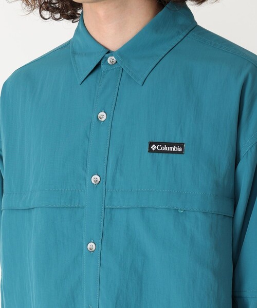 Columbia（コロンビア）の「撥水 UVカット Columbia／メンズ トルネードリムロングスリーブ シャツジャケット／コロンビア（シャツ/ブラウス・メンズ・ホワイト系その他/グリーン/ブルー系その他/ブラック/ベージュ/ネイビー/ブルー/ブルーグリーン・S/M/L/XL）」の22枚目の写真