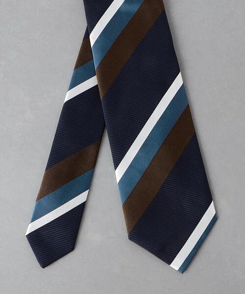 マルチ レジメンタルストライプ ネクタイ