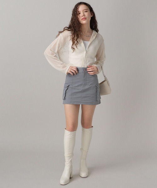 FOREVER 21(フォーエバー トゥエンティーワン)の「【2024SS】カーゴミニスカート(スカート・レディース・グレー/ブラック・SMALL/MEDIUM)」の3枚目の写真