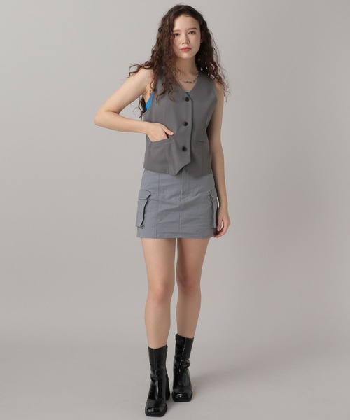 FOREVER 21(フォーエバー トゥエンティーワン)の「【2024SS】カーゴミニスカート(スカート・レディース・グレー/ブラック・SMALL/MEDIUM)」の19枚目の写真