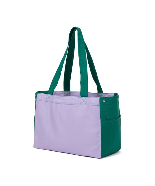 Francfranc（フランフラン）の「バイカラー 保冷レジカゴバッグ パープル（トートバッグ・レディース・パープル・FREE）」の3枚目の写真
