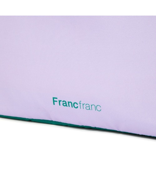 Francfranc（フランフラン）の「バイカラー 保冷レジカゴバッグ パープル（トートバッグ・レディース・パープル・FREE）」の6枚目の写真