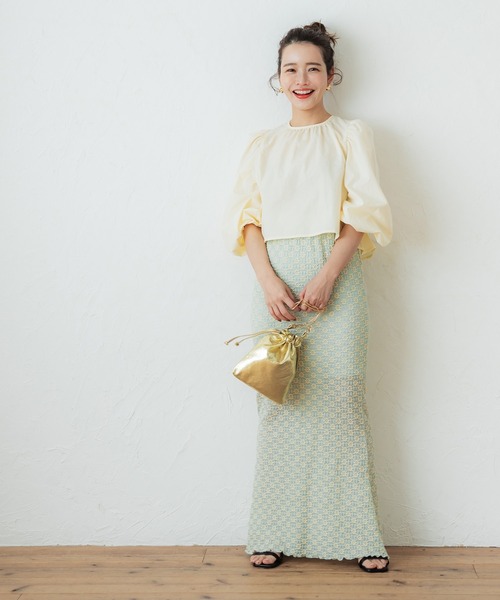 coca(coca)(コカ)の「【WEB限定セール】メタリック巾着チェーンバック(ショルダーバッグ・レディース・シルバー/ゴールド・ONE SIZE)」の14枚目の写真