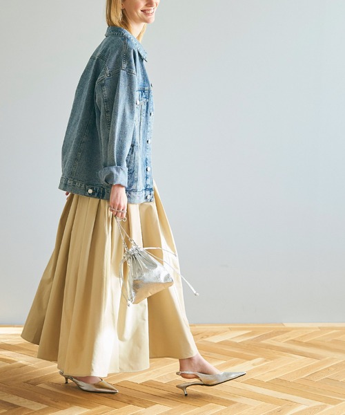 coca(coca)(コカ)の「【WEB限定セール】メタリック巾着チェーンバック(ショルダーバッグ・レディース・シルバー/ゴールド・ONE SIZE)」の7枚目の写真