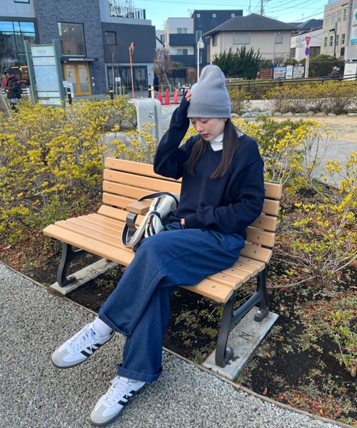 BROKEN BASE（ブロークンベース）の「刺繍入り7GVネックニット（ニット/セーター・メンズ・チャコールグレー/ネイビー・LARGE/MEDIUM）」の18枚目の写真