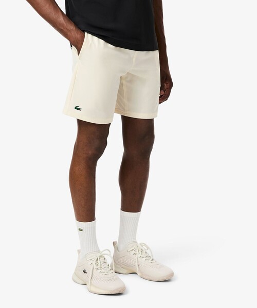 LACOSTE(ラコステ)の「ウルトラドライ 『ノバク・ジョコビッチ』メッシュガゼットテニスショーツ(その他パンツ・メンズ・ロイヤルブルー/エンジ/ブルー/モスグリーン/グリーン/ネイビー/オフホワイト/ブラック/ライトホワイト/ブルー系その他・2/3/5/4)」の3枚目の写真