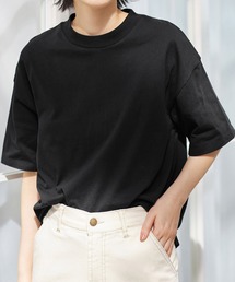 さらひやりコットン プチハイ5分袖Tシャツ