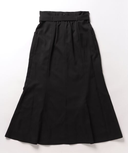 STRAWBERRY-FIELDS（ストロベリーフィールズ）の「ﾍﾞﾙﾄ付きﾏｰﾒｲﾄﾞｽｶｰﾄ（スカート・レディース・ラベンダー/オフホワイト/グレー/ブラック/ブルーグリーン・2/1）」の6枚目の写真