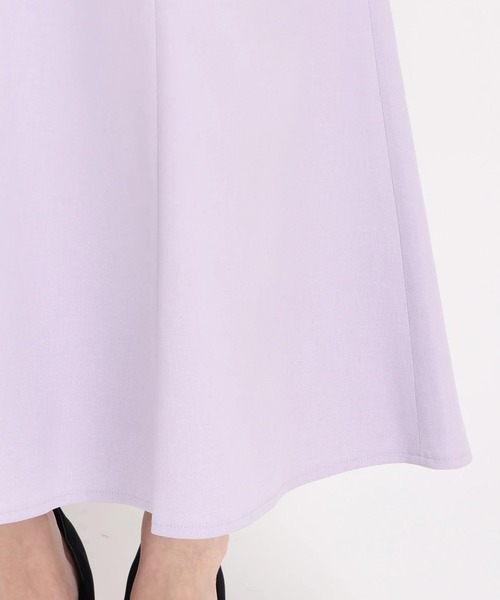 STRAWBERRY-FIELDS（ストロベリーフィールズ）の「ﾍﾞﾙﾄ付きﾏｰﾒｲﾄﾞｽｶｰﾄ（スカート・レディース・ラベンダー/オフホワイト/グレー/ブラック/ブルーグリーン・2/1）」の12枚目の写真