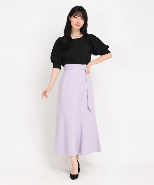 未使用 タグ付き ストロベリーフィールズ フレアスカート 2 ウエストゴム 未使用 タグ付き ストロベリーフィールズ フレアスカート 2