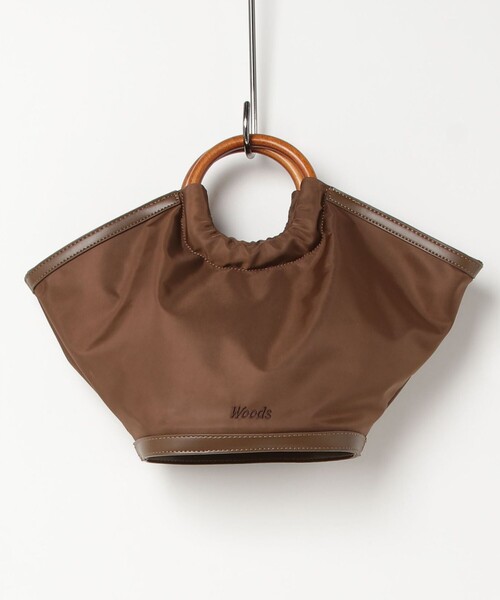 Woods（ウッズ）の「【Woods/ウッズ】ウッドリングハンドルトートバッグ（トートバッグ・レディース・ブラウン/ブラック・FREE）」の11枚目の写真