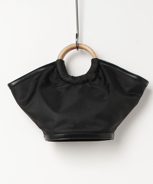 Woods（ウッズ）の「【Woods/ウッズ】ウッドリングハンドルトートバッグ（トートバッグ・レディース・ブラウン/ブラック・FREE）」の10枚目の写真