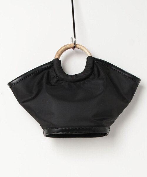 Woods（ウッズ）の「【Woods/ウッズ】ウッドリングハンドルトートバッグ（トートバッグ・レディース・ブラウン/ブラック・FREE）」の9枚目の写真