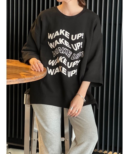 Day and Grade(デイアンドグレイド)の「ロゴカットソー(Tシャツ/カットソー・レディース・ブラック/アイボリー・FREE)」の10枚目の写真