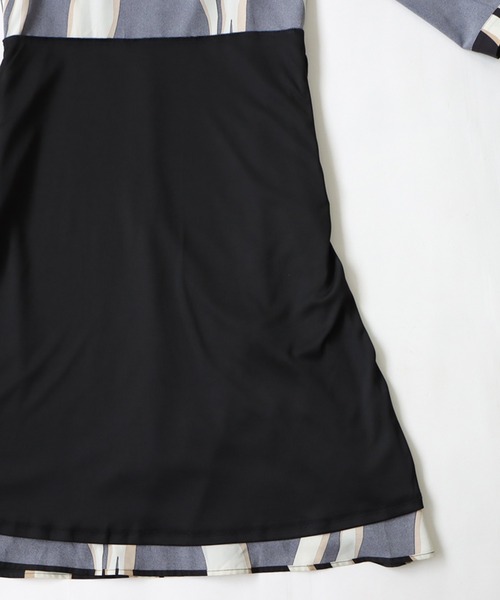 antiqua(アンティカ)の「【patterntorso】長袖ワンピース(ワンピース・レディース・ブラック・FREE)」の14枚目の写真