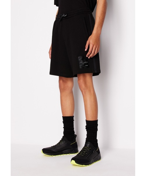 ARMANI EXCHANGE(アルマーニエクスチェンジ)の「【A|X アルマーニ エクスチェンジ】スウェットハーフパンツ(スウェットパンツ・メンズ・ブラック・LARGE/MEDIUM/SMALL/X-LARGE/X-SMALL)」の7枚目の写真