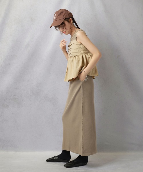 Lull（ルル）の「【Lull / ルル】サーマルアメスリワンピ（ワンピース・レディース・ブラック/杢グレー/ベージュ・ONESIZE）」の14枚目の写真