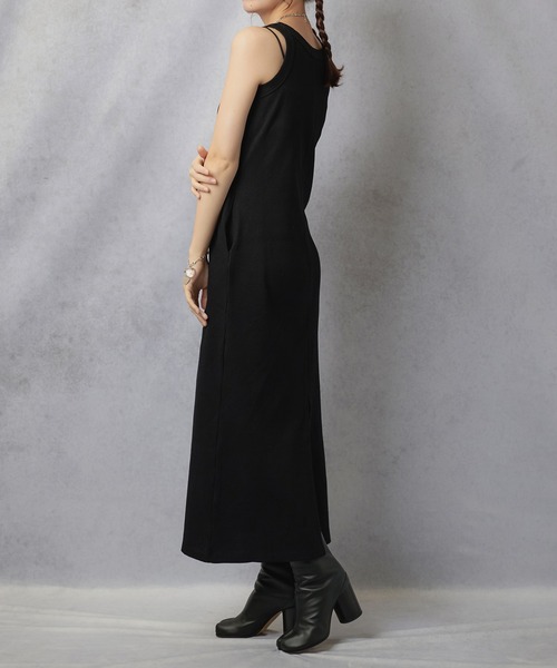 Lull（ルル）の「【Lull / ルル】サーマルアメスリワンピ（ワンピース・レディース・ブラック/杢グレー/ベージュ・ONESIZE）」の4枚目の写真