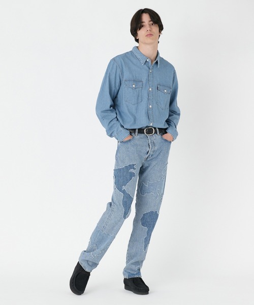 Levi's(リーバイス)の「Levi's/リーバイス MADE IN JAPAN 80'S 501(R) ミディアムインディゴ ATORASU(デニムパンツ・メンズ・ブラウン・W36 L32/W34 L32/W32 L32/W30 L32)」の5枚目の写真