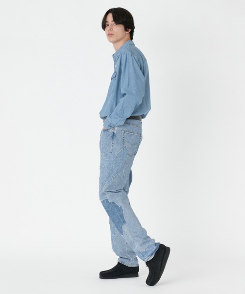 Levi's(リーバイス)の「Levi's/リーバイス MADE IN JAPAN 80'S 501(R) ミディアムインディゴ ATORASU(デニムパンツ・メンズ・ブラウン・W36 L32/W34 L32/W32 L32/W30 L32)」の7枚目の写真
