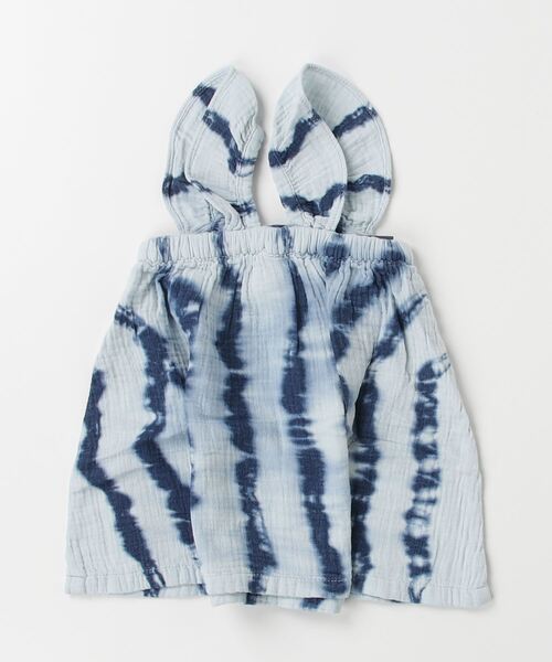 GAP(ギャップ)の「babyGap クリンクル ガーゼ ラッフルフリル ワンピース(ワンピース・キッズ・インディゴブルー・4 YRS/3 YRS/2 YRS/18-24M/12-18M/6-12M/5 YRS)」の2枚目の写真