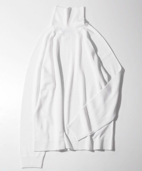 SHIPS JET BLUE（シップスジェットブルー）の「SHIPS JET BLUE(シップス ジェットブルー): メリノファイバー タートルネックニット■（ニット/セーター・メンズ・ネイビー/チャコールグレー/オフホワイト・LARGE/MEDIUM/SMALL）」の11枚目の写真