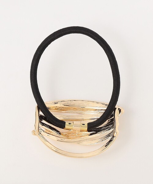 BEAUTY&YOUTH UNITED ARROWS(ビューティーアンドユースユナイテッドアローズ)の「【WEB限定】メタル ギザメッシュ ヘアゴム(ヘアゴム・レディース・ゴールド/シルバー・FREE)」の3枚目の写真