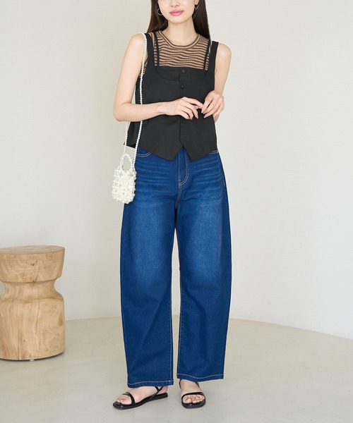 セール】レイヤードキャミソールジレ（キャミソール）｜ROPE' PICNIC