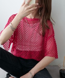 【WEB限定】パイピングメッシュオーバーT