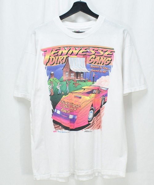 ヴィンテージ古着】90's TENNESSE DIRT GANG レーシング Tシャツ