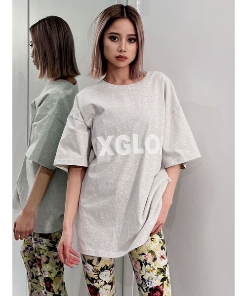 GYDA(ジェイダ)の「FOXGLOVE BIG Tシャツ(Tシャツ/カットソー・レディース・オフホワイト/グレー/ブラック・FREE)」の3枚目の写真